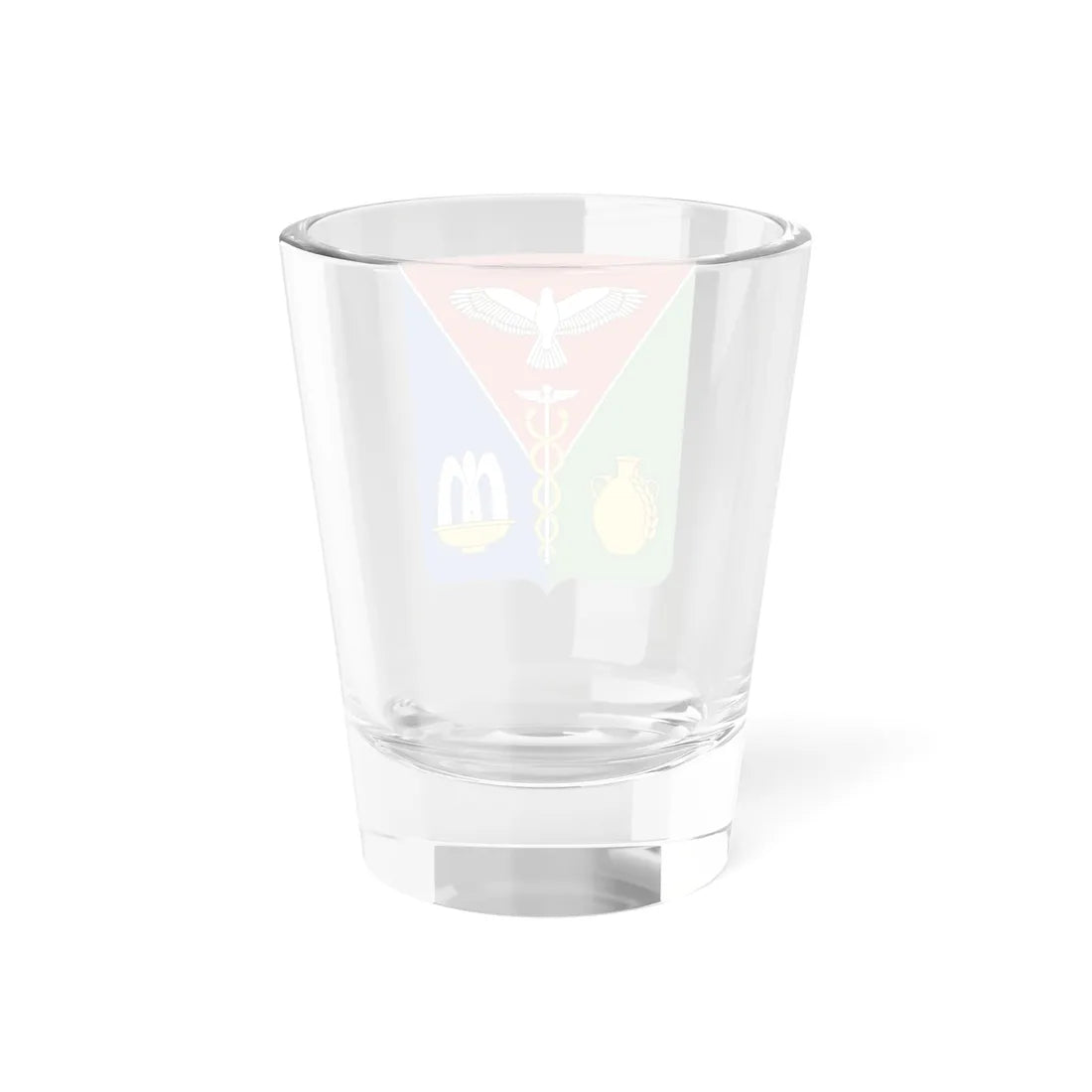 COA Kirovskyi Raion Crimea Small (Ukraine) (Coat of Arms) Shot Glass 1.5oz - Go Mug Yourself