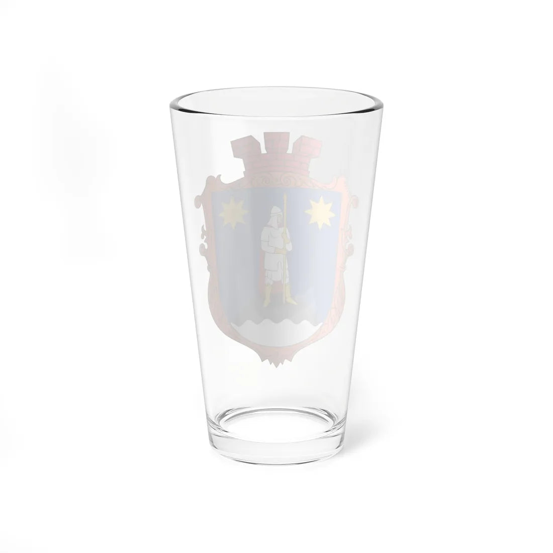 COA Kniazhychy Kyivska Ukraine (Ukraine) (Coat of Arms) Pint Glass 16oz - Go Mug Yourself