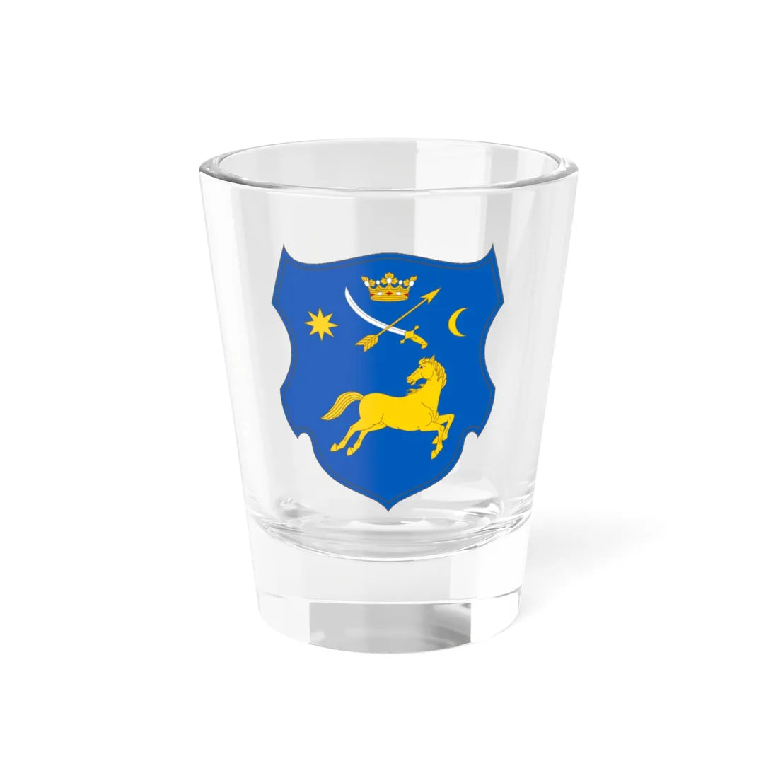 COA Kodak palanka (Ukraine) (Coat of Arms) Shot Glass 1.5oz 1.5oz - Go Mug Yourself