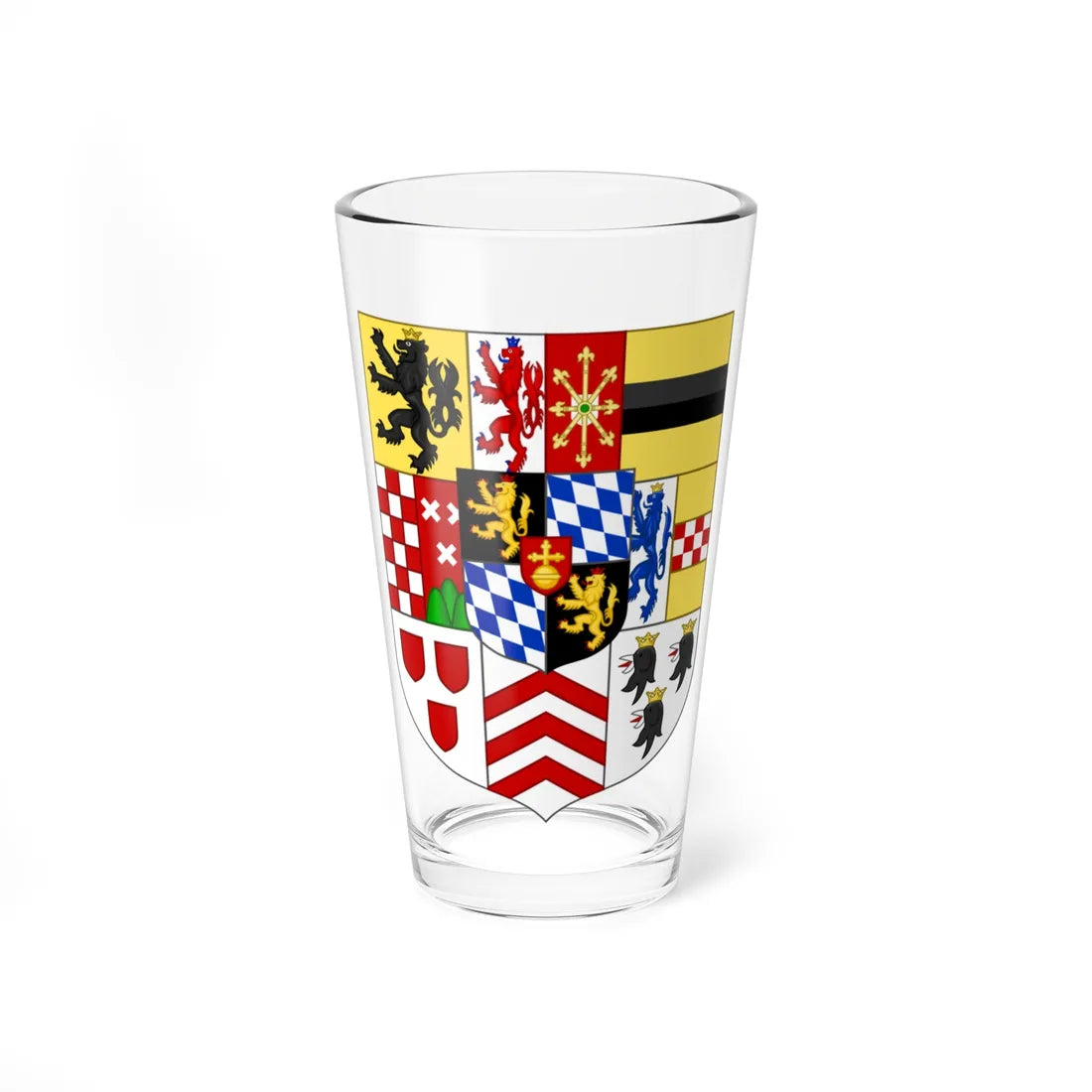 CoA Kurpfalz-Bayern 1799-1804 (Germany) (Coat of Arms) Pint Glass 16oz - Go Mug Yourself