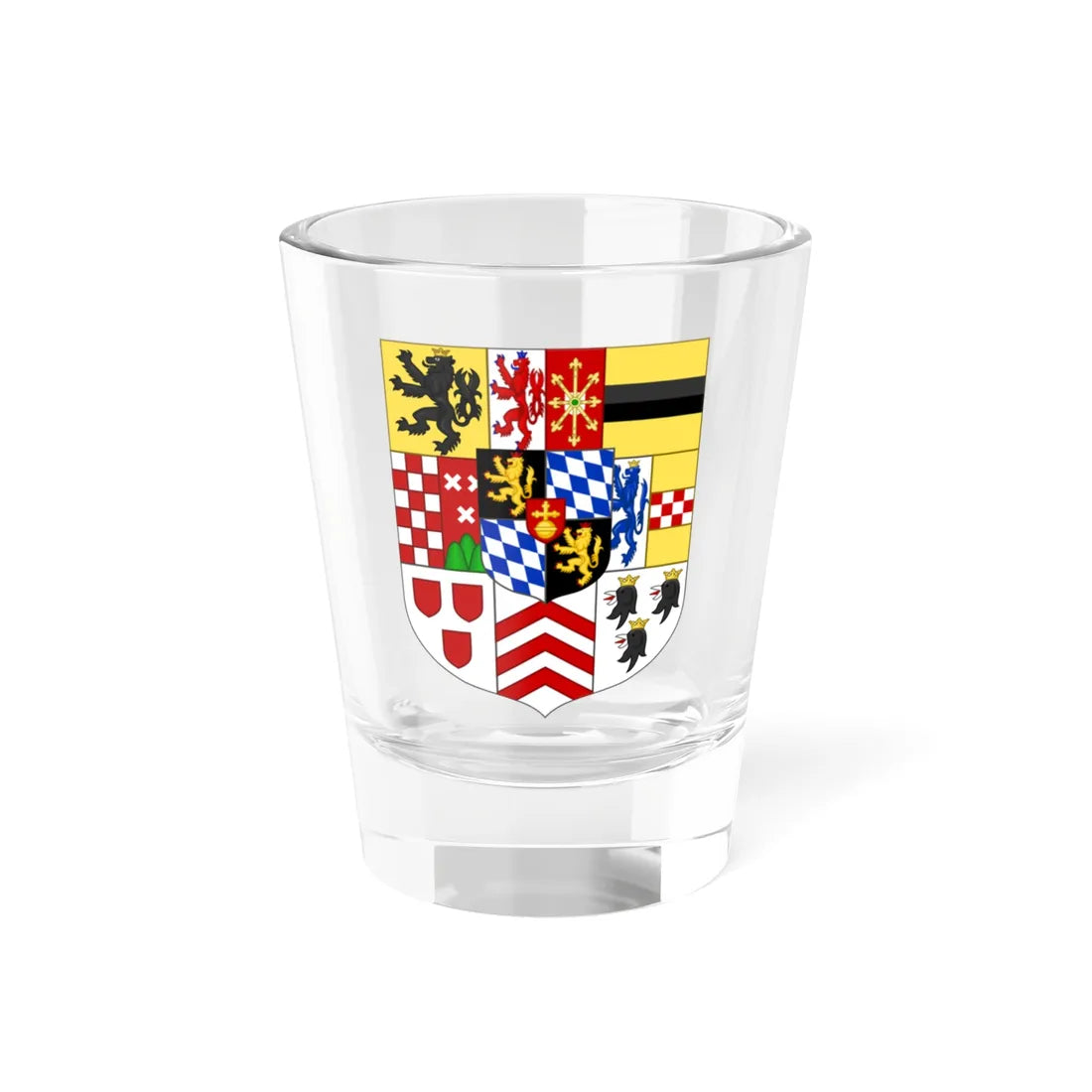 CoA Kurpfalz-Bayern 1799-1804 (Germany) (Coat of Arms) Shot Glass 1.5oz 1.5oz - Go Mug Yourself