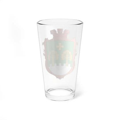 COA Lisnyky Kyivska Ukraine (Ukraine) (Coat of Arms) Pint Glass 16oz - Go Mug Yourself
