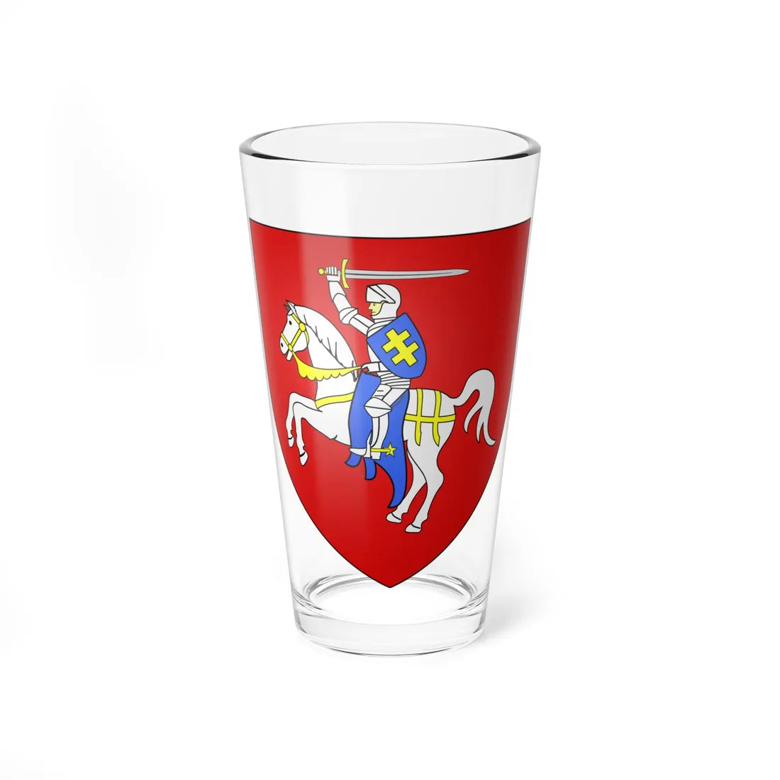 COA lithuanian Jagellon (Belarus) (Coat of Arms) Pint Glass 16oz 16oz - Go Mug Yourself