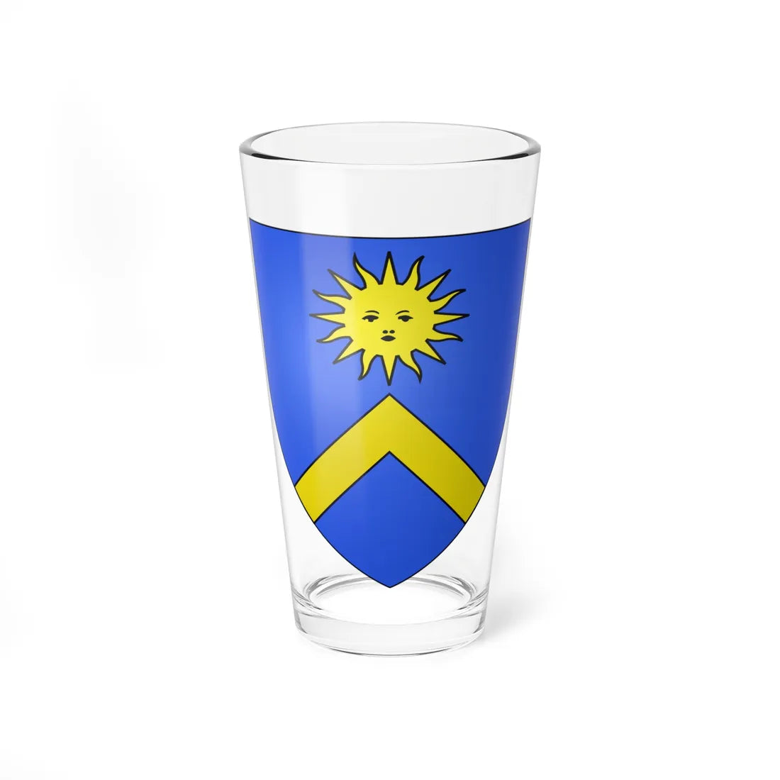 CoA Luci family Perugia Umbria Italy (Italy) (Coat of Arms) Pint Glass 16oz 16oz - Go Mug Yourself