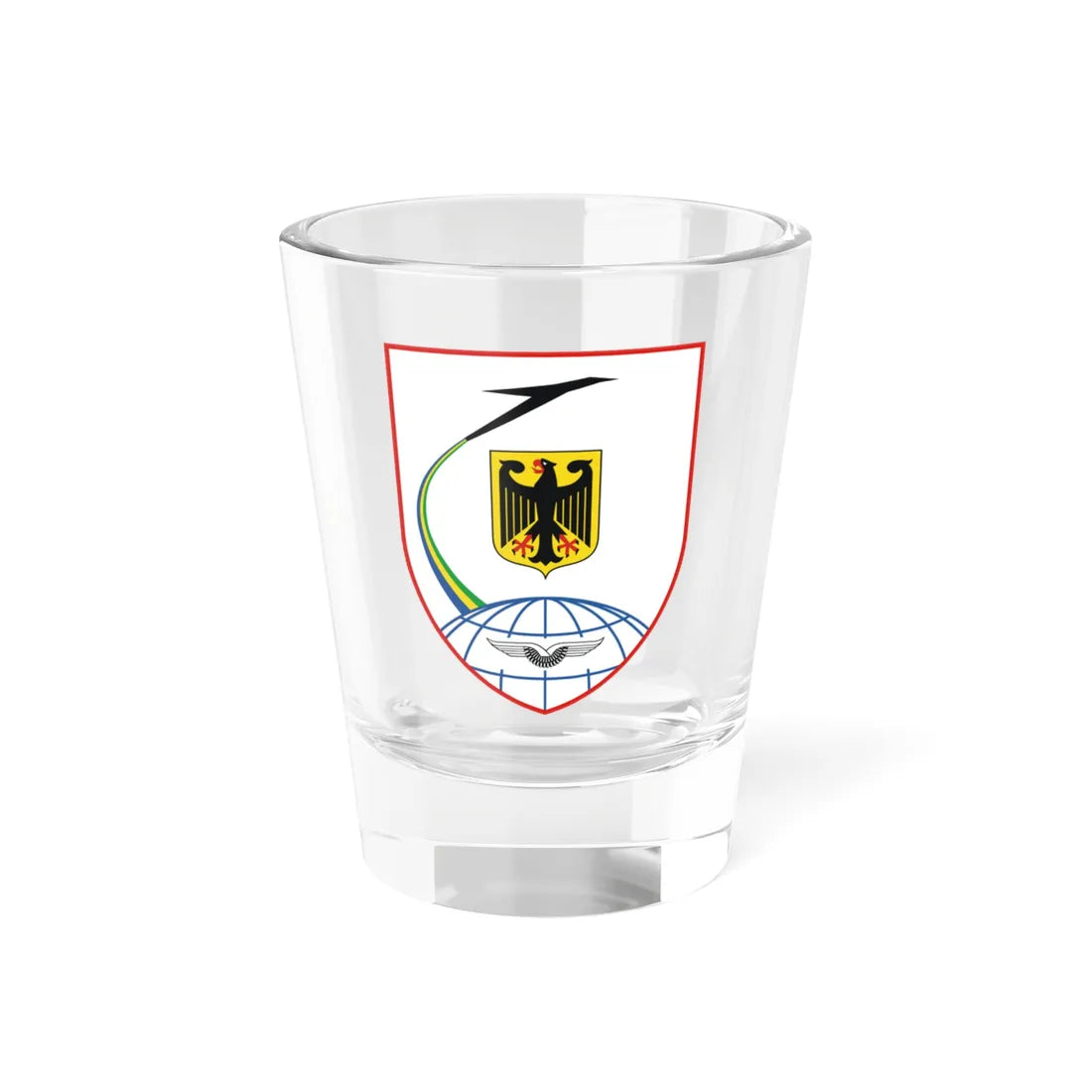 COA LufABw (Germany) (Coat of Arms) Shot Glass 1.5oz 1.5oz - Go Mug Yourself