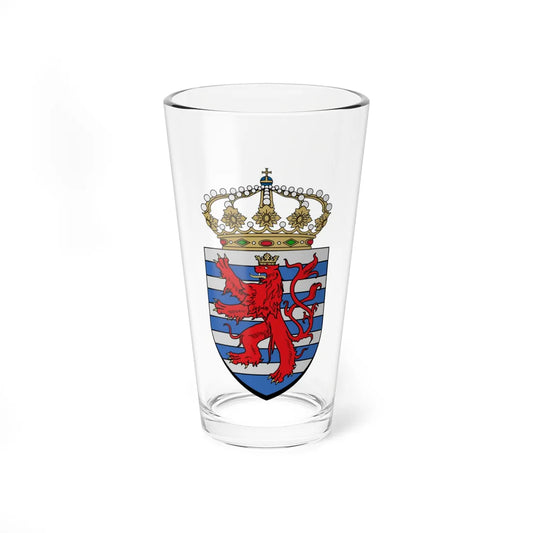 COA Luxembourg LUX lesser (Luxembourg) (Coat of Arms) Pint Glass 16oz 16oz - Go Mug Yourself
