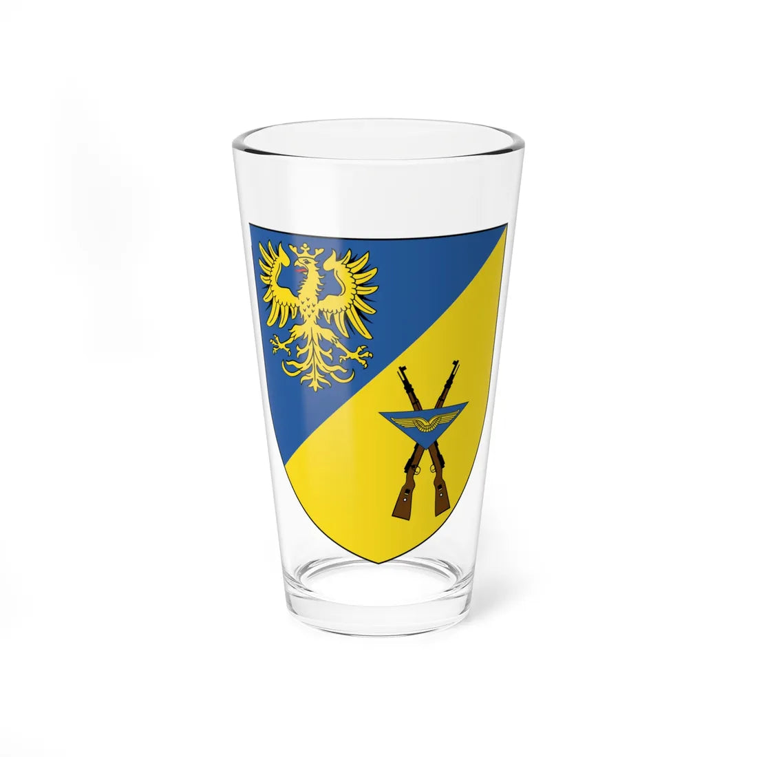 COA LwAusbBtl (Germany) (Coat of Arms) Pint Glass 16oz 16oz - Go Mug Yourself