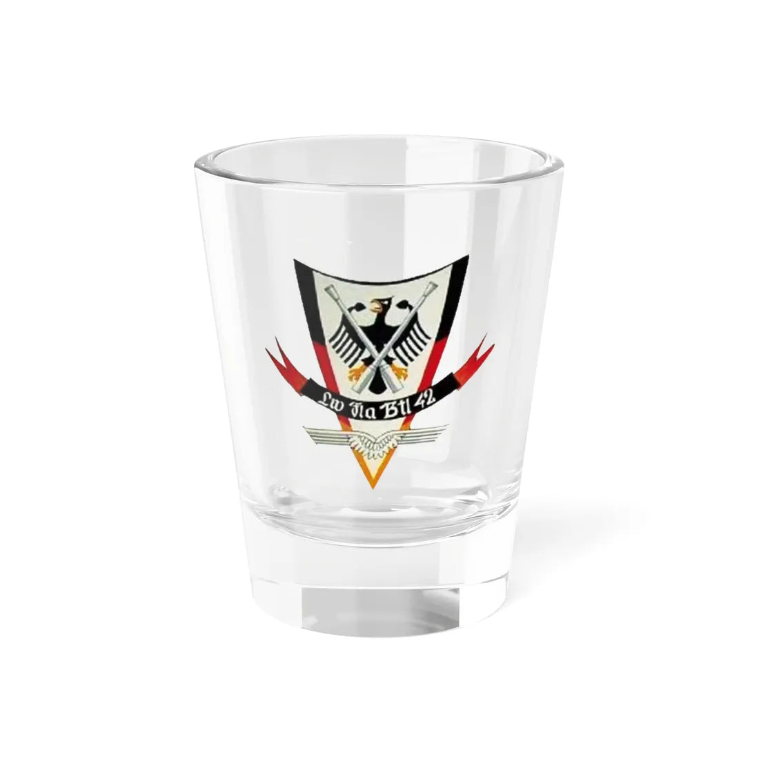 COA LwFlaBtl 42 (Germany) (Coat of Arms) Shot Glass 1.5oz 1.5oz - Go Mug Yourself