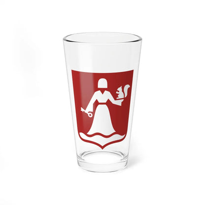CoA Mansky rayon of Krasnoyarsk krai (Russia) (Coat of Arms) Pint Glass 16oz 16oz - Go Mug Yourself