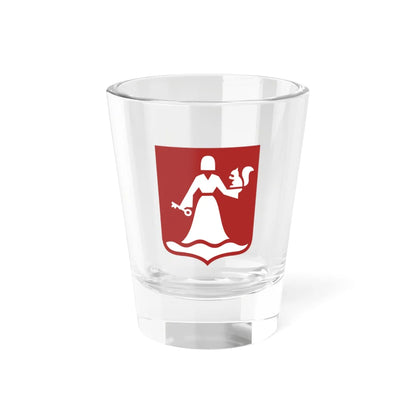 CoA Mansky rayon of Krasnoyarsk krai (Russia) (Coat of Arms) Shot Glass 1.5oz 1.5oz - Go Mug Yourself