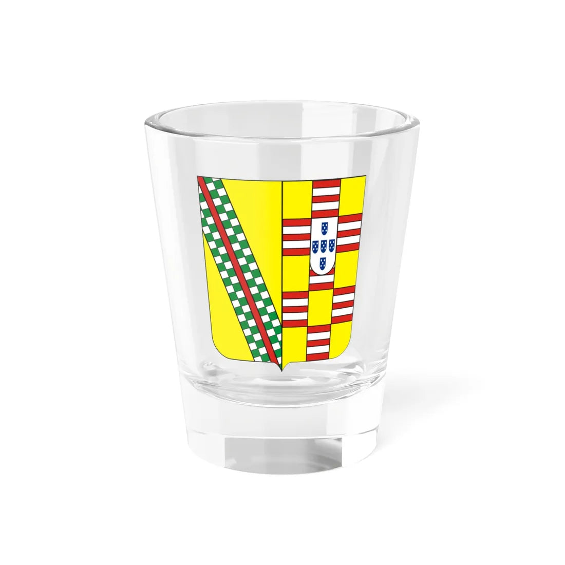 COA Marquess of Baependi (Brazil) (Coat of Arms) Shot Glass 1.5oz 1.5oz - Go Mug Yourself