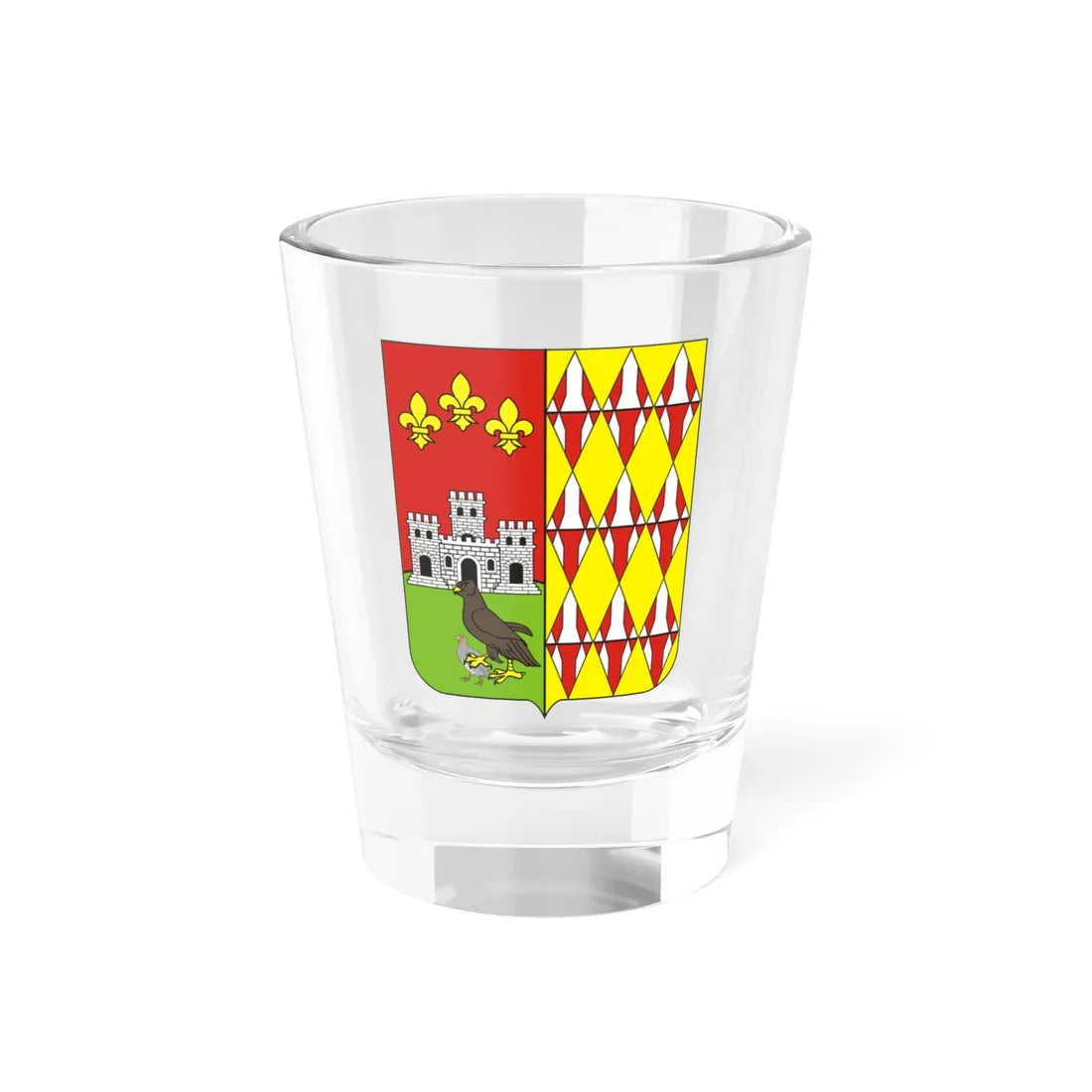 COA Marquess of Jacarepaguá (Brazil) (Coat of Arms) Shot Glass 1.5oz 1.5oz - Go Mug Yourself
