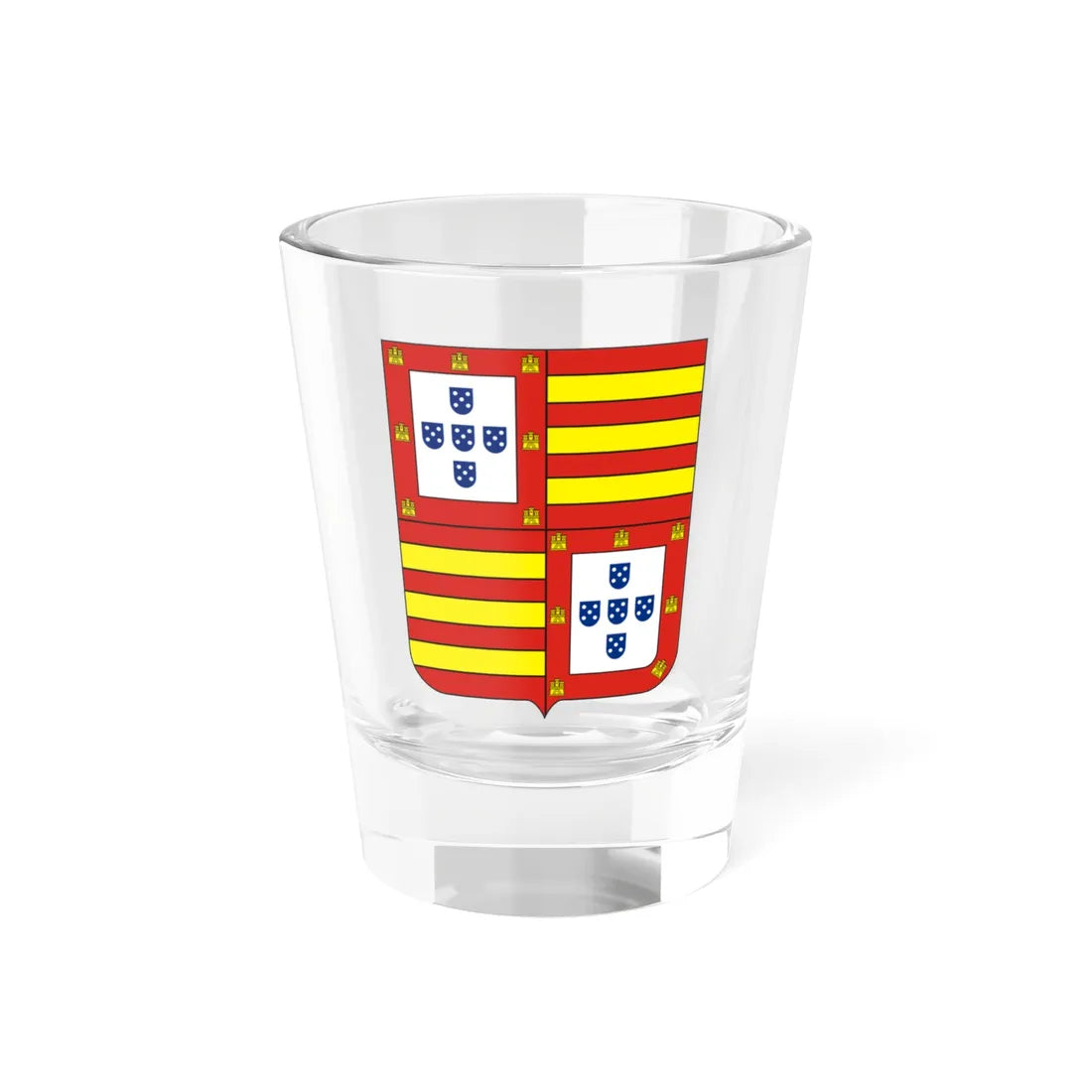 COA Marquess of São João da Palma (Brazil) (Coat of Arms) Shot Glass 1.5oz 1.5oz - Go Mug Yourself