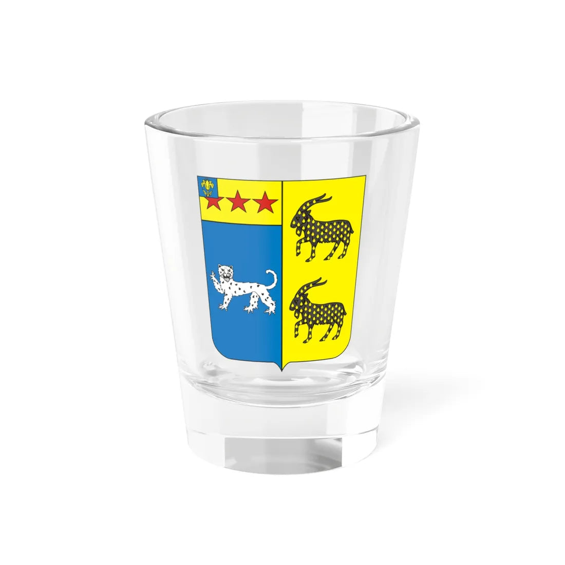 COA Marquess of Valença Brazil (Brazil) (Coat of Arms) Shot Glass 1.5oz 1.5oz - Go Mug Yourself