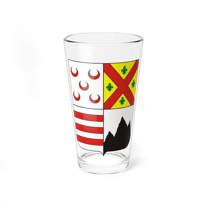 COA Marquess of Vila Real da Praia Grande (Brazil) (Coat of Arms) Pint Glass 16oz 16oz - Go Mug Yourself