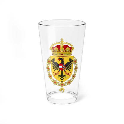 CoA Maximilian I of Habsburg King of the romans (Austria) (Coat of Arms) Pint Glass 16oz 16oz - Go Mug Yourself