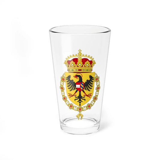 CoA Maximilian I of Habsburg King of the romans (Austria) (Coat of Arms) Pint Glass 16oz 16oz - Go Mug Yourself