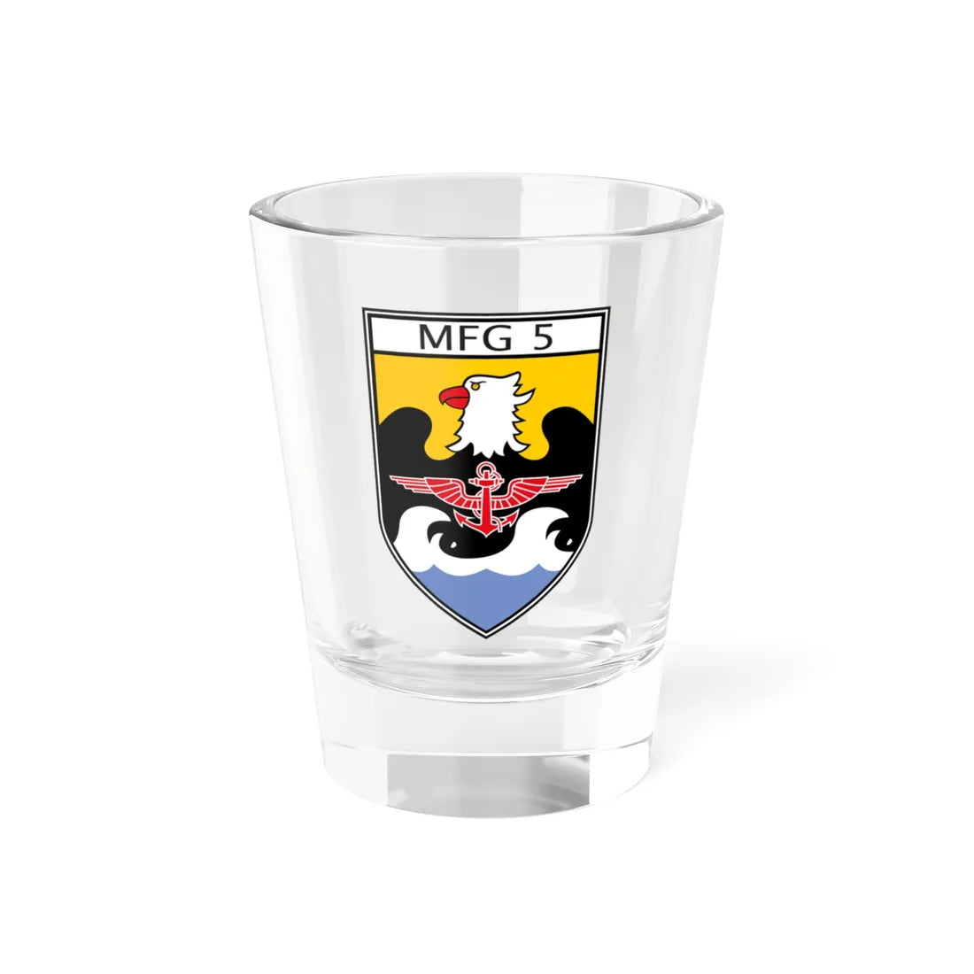 COA MFG 5 2013 (Germany) (Coat of Arms) Shot Glass 1.5oz 1.5oz - Go Mug Yourself