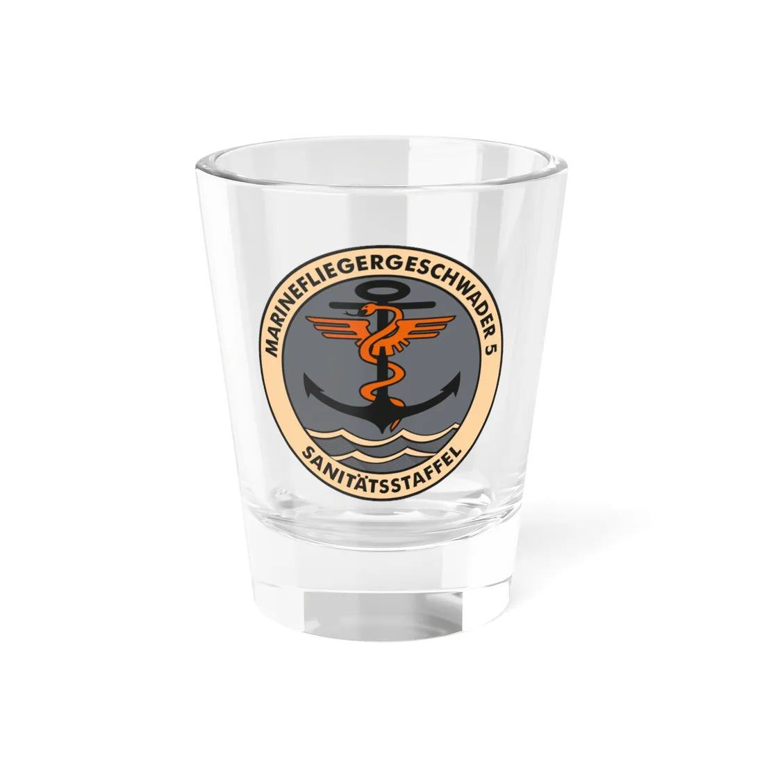 COA MFG 5 SanStff (Germany) (Coat of Arms) Shot Glass 1.5oz 1.5oz - Go Mug Yourself