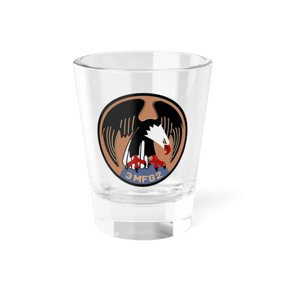 COA MFG2 3 (Germany) (Coat of Arms) Shot Glass 1.5oz 1.5oz - Go Mug Yourself
