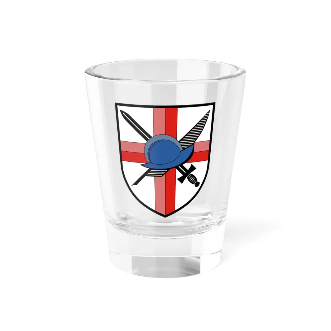 COA MilGeschFA (Germany) (Coat of Arms) Shot Glass 1.5oz 1.5oz - Go Mug Yourself