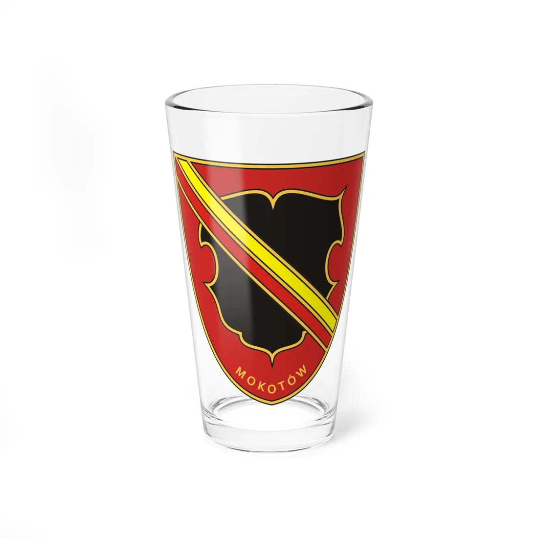COA Mokotow Warsaw (Poland) (Coat of Arms) Pint Glass 16oz 16oz - Go Mug Yourself