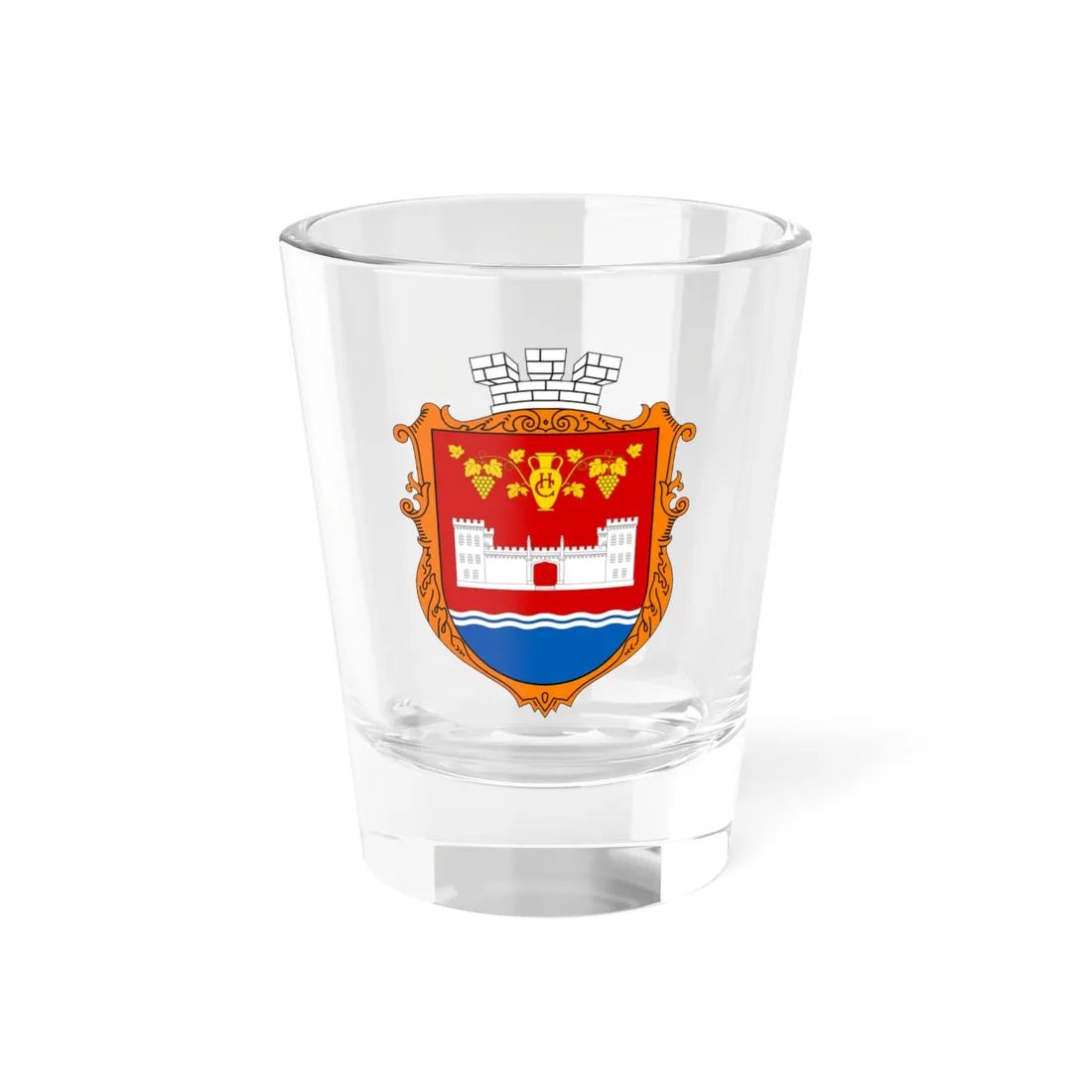 COA Novyi Svit Krym UHT (Russia) (Coat of Arms) Shot Glass 1.5oz 1.5oz - Go Mug Yourself