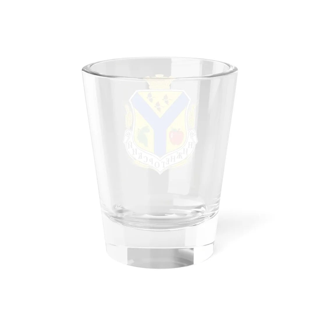 COA Nyzhnohirskyi Raion (Ukraine) (Coat of Arms) Shot Glass 1.5oz - Go Mug Yourself