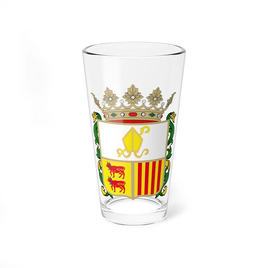 COA of Andora 19th century (Andorra) (Coat of Arms) Pint Glass 16oz 16oz - Go Mug Yourself
