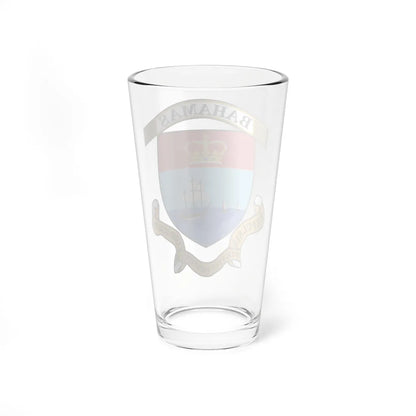COA of Bahamas proposal (Bahamas) (Coat of Arms) Pint Glass 16oz - Go Mug Yourself