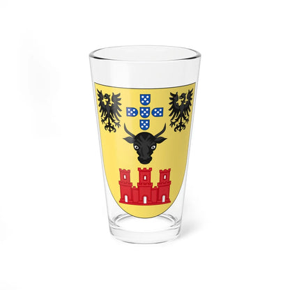 COA of Beja (Coat of Arms) Pint Glass 16oz 16oz - Go Mug Yourself