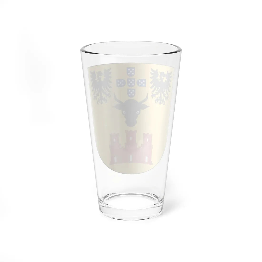 COA of Beja (Coat of Arms) Pint Glass 16oz - Go Mug Yourself