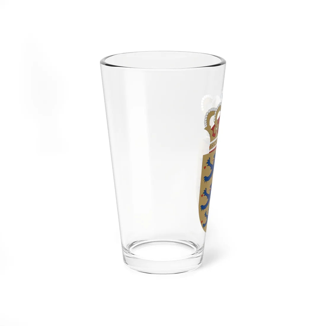 COA of Denmark (Denmark) (Coat of Arms) Pint Glass 16oz - Go Mug Yourself