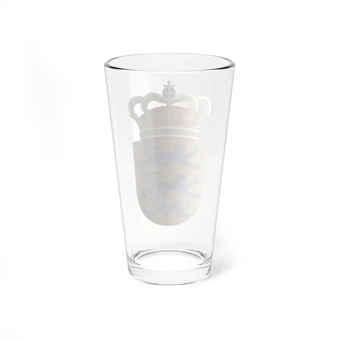 COA of Denmark (Denmark) (Coat of Arms) Pint Glass 16oz - Go Mug Yourself