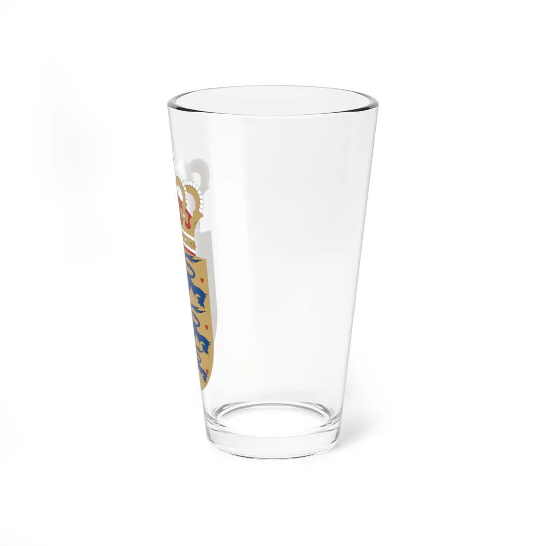 COA of Denmark (Denmark) (Coat of Arms) Pint Glass 16oz - Go Mug Yourself