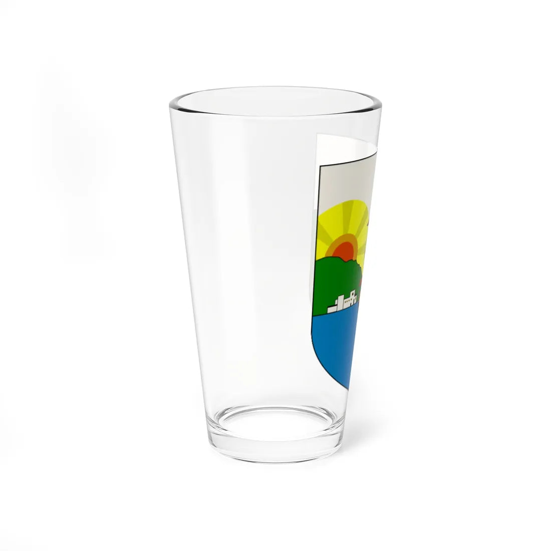 CoA of Dominica 1909-1961 (Dominica) (Coat of Arms) Pint Glass 16oz - Go Mug Yourself
