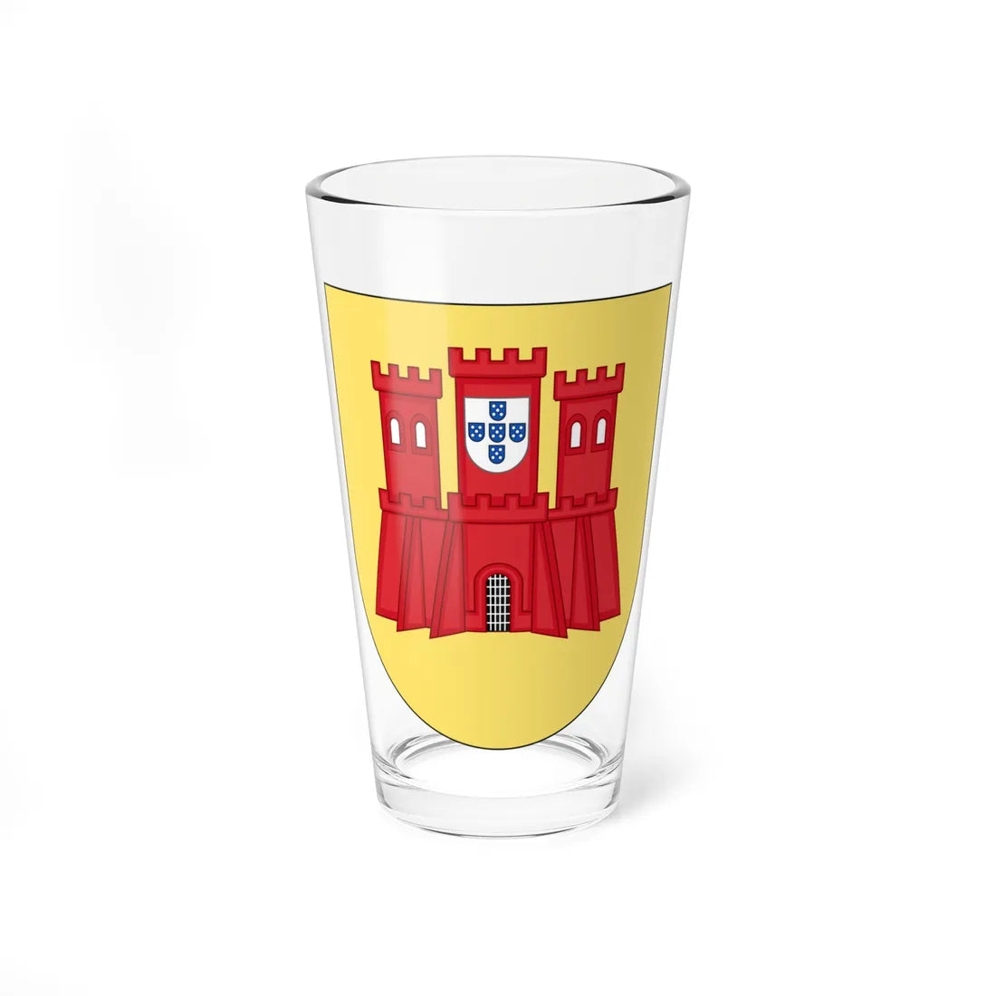 COA of Guarda (Coat of Arms) Pint Glass 16oz 16oz - Go Mug Yourself