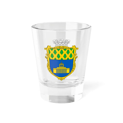COA of Holosiiv Raion UHT (Ukraine) (Coat of Arms) Shot Glass 1.5oz 1.5oz - Go Mug Yourself