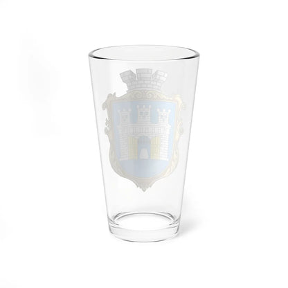 COA of Horodok in Lviv Oblast (Ukraine) (Coat of Arms) Pint Glass 16oz - Go Mug Yourself