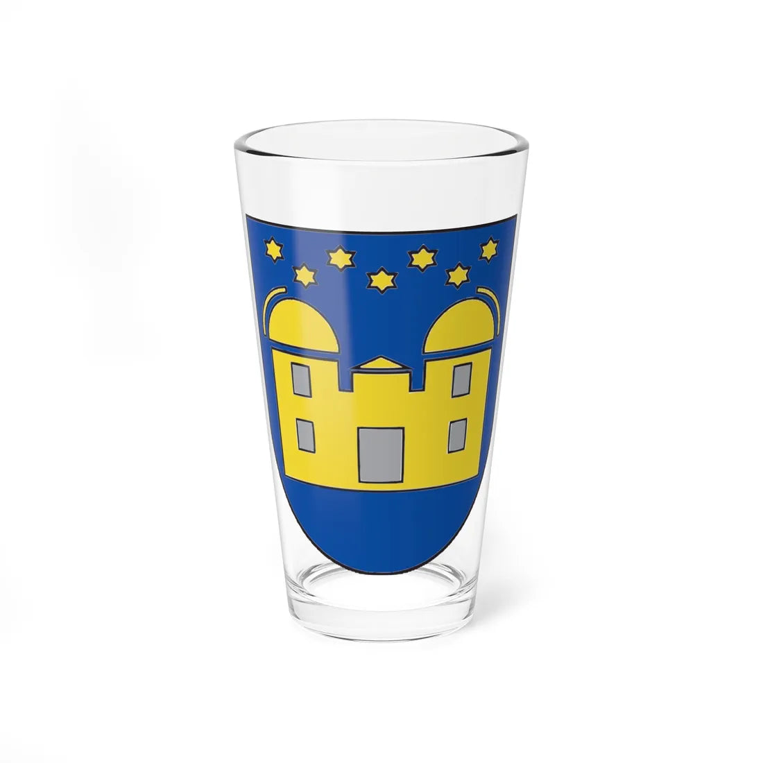 COA of Hurbanovo (Slovakia) (Coat of Arms) Pint Glass 16oz 16oz - Go Mug Yourself