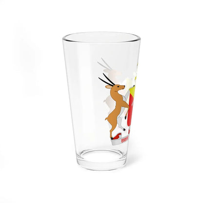 COA of Jaisalmer State (India) (Coat of Arms) Pint Glass 16oz - Go Mug Yourself
