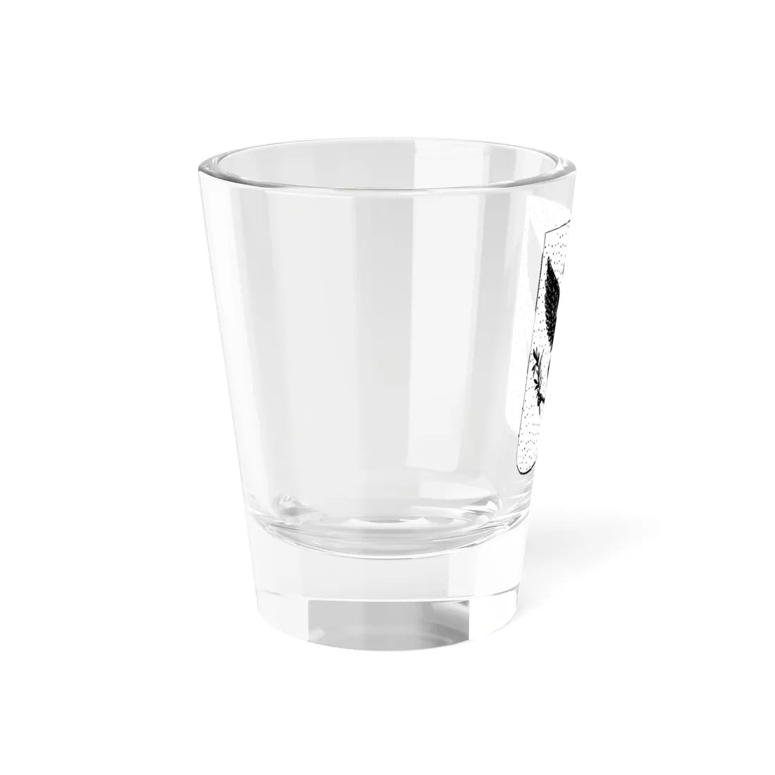 COA of Kherson 1803 - Black and white (Ukraine) (Coat of Arms) Shot Glass 1.5oz - Go Mug Yourself