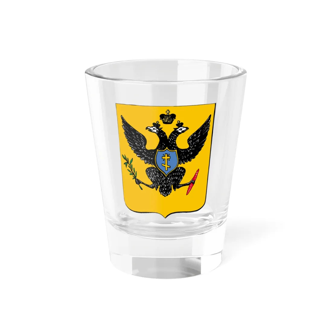 COA of Kherson 1803 - Color (Ukraine) (Coat of Arms) Shot Glass 1.5oz 1.5oz - Go Mug Yourself