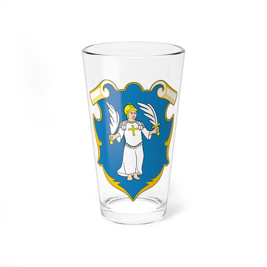 COA of Nowogrudek Voivodeship 1507-1795 Lob (Lithuania) (Coat of Arms) Pint Glass 16oz 16oz - Go Mug Yourself