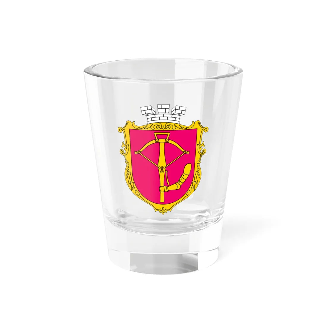 COA of Podil Raion Big (Ukraine) (Coat of Arms) Shot Glass 1.5oz 1.5oz - Go Mug Yourself