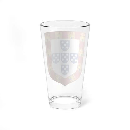 CoA of Portugal 1485-1570s uncrowned shield (Portugal) (Coat of Arms) Pint Glass 16oz - Go Mug Yourself