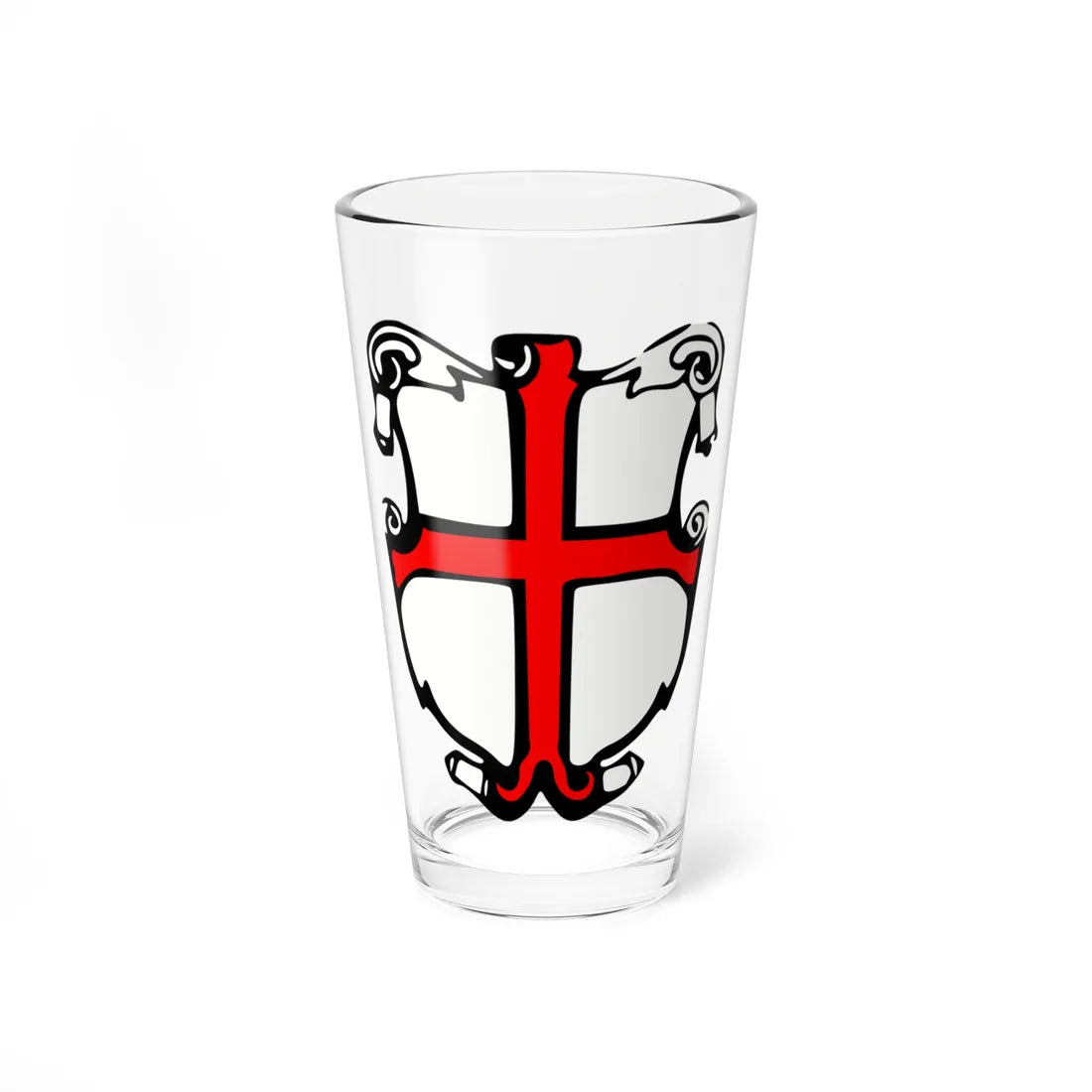 CoA of Ptuj (Slovenia) (Coat of Arms) Pint Glass 16oz 16oz - Go Mug Yourself