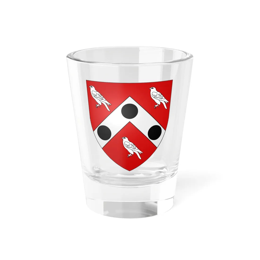 COA of Ridley (England) (Coat of Arms) Shot Glass 1.5oz 1.5oz - Go Mug Yourself