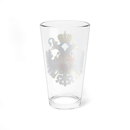 CoA of Russian Empire 1721 (Russia) (Coat of Arms) Pint Glass 16oz - Go Mug Yourself
