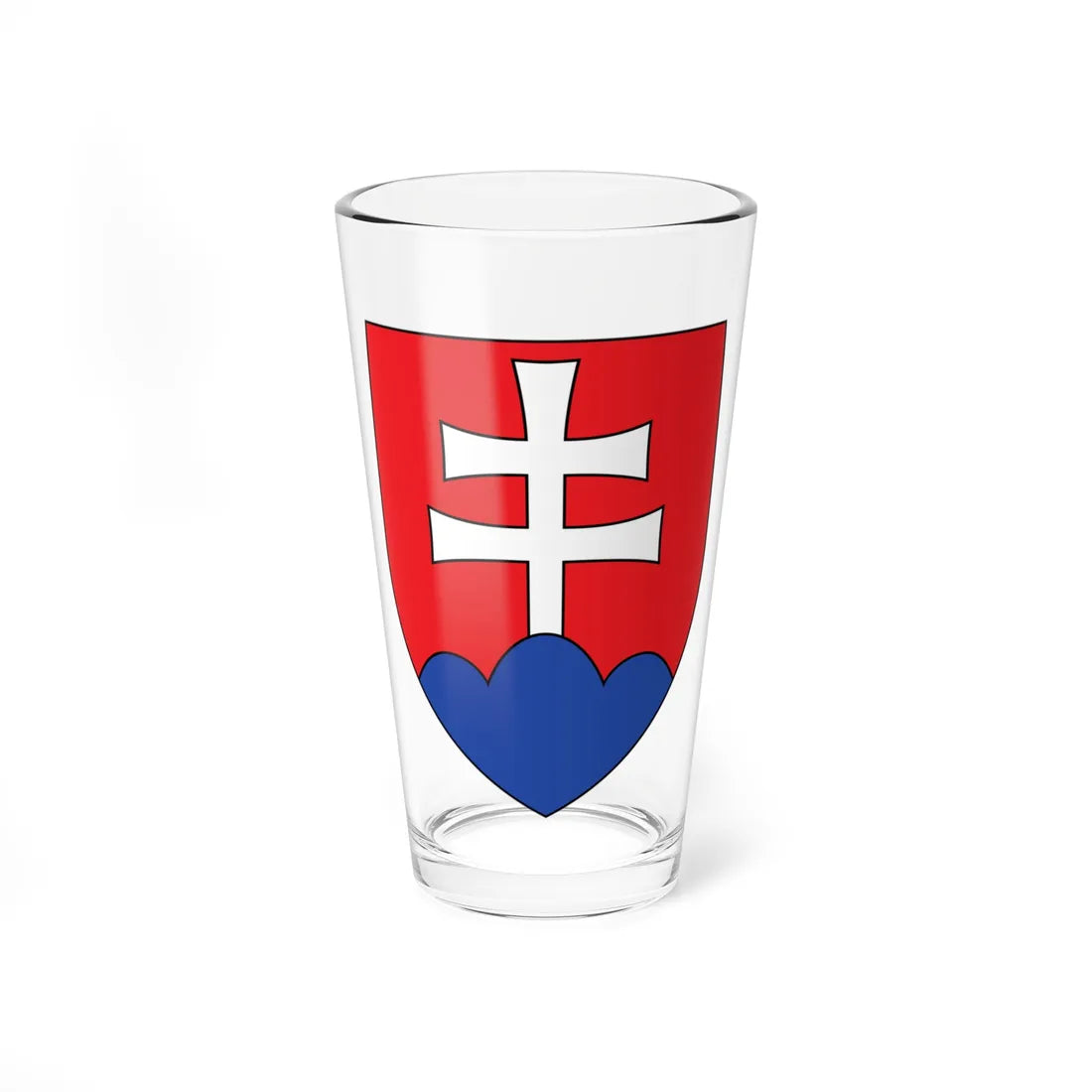 CoA of Slovakia 1993 (Slovakia) (Coat of Arms) Pint Glass 16oz 16oz - Go Mug Yourself